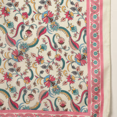 Stylum Women's Pink Printed & Solid Cotton Straight Kurta Pant Dupatta Set (KPDPINKMISHTI)