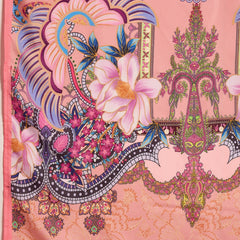 Stylum Women's Pink Printed Muslin Straight Pakistani Kurta Pant Dupatta Set (KPDPINKPATNA)