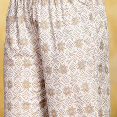 Stylum Women's Printed & Embroidered Rayon Straight Kurta Pant & Dupatta Set (KPDPINKRAJVI)