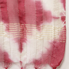 Stylum Women's Pink Tropical Printed Cotton Blend Straight Kurta Pant Dupatta Set (KPDPINKSOMI)