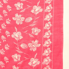 Stylum Women's Pink Floral Printed Cotton Straight Kurta Pant Dupatta Set (KPDPINKWOLT)