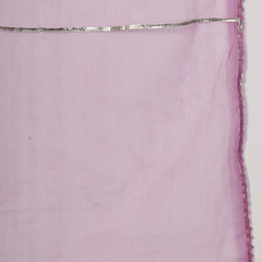 Stylum Women's Purple Bandhani Printed & Embroidered Rayon Pleated Kurti with Dhoti Pant & Dupatta Set (KPDPURPLEINK)