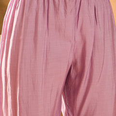 Stylum Women's Purple Solid & Embroidered Chinon Silk Straight Kurta Pant Dupatta Set (KPDPURPLEPRANZAL)