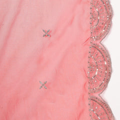 Stylum Women's Red Solid Rayon Tiered Kurta Pant Dupatta Set (KPDREDBAR)