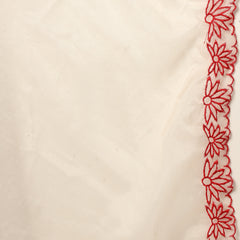 Stylum Women's Red Solid & Embroidered Rayon Straight Kurta Pant Dupatta Set (KPDREDBELL)