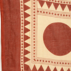 Stylum Women's Red Printed Cotton A-Line Kurta Palazzo Dupatta Set (KPDREDDIMI)