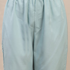 Stylum Women's Sky Blue Floral Printed Chanderi Silk Straight Kurta Pant Dupatta Set (KPDSKYPANNY)