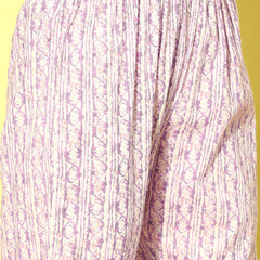 Stylum Women's Printed Cotton Anarkali Kurta Pant Dupatta Set (KPDSRIJA)