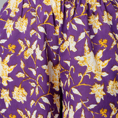 Cotton Pleated Kurta Palazzo Dupatta Set