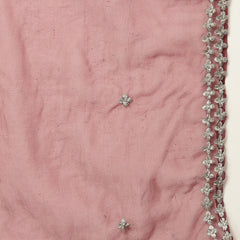 Stylum Women's Wine Solid & Embellished Velvet Anarkali Kurta Pant Dupatta Set (KPDWINEJINI)