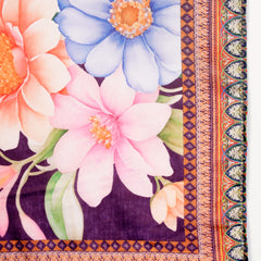 Stylum Women's Wine Solid & Embroidered Rayon Straight Kurta Pant Dupatta Set (KPDWINERIVER)