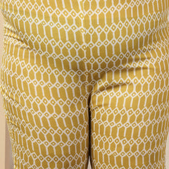 Stylum Women's Plus Size Yellow Floral Printed Cotton Anarkali Kurta Pant Dupatta Set (KPDYELLOWMANIPLUS)