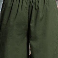 Stylum Women's Green Floral Printed Cotton Straight Kurta Palazzo Set (KPGREENCLOVER)