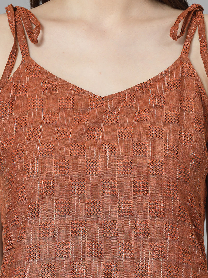 Stylum Women's Woven Designed Cotton Blend Straight Kurta Pant Set (KPRUSTBULL)