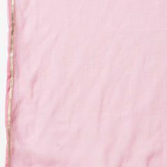 Stylum Women's Printed & Embroidered Chanderi Cotton Kurta Sharara Dupatta Set (KSDKASATAPINK)