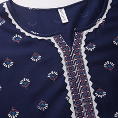 Stylum Women's Printed Rayon Short Kurta with Sharara & Dupatta (KSDNITYA)