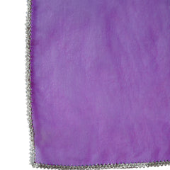 Stylum Women's Violet Solid & Embroidered Rayon Short Kurti Sharara Dupatta Set (KSDVOILSOLO)