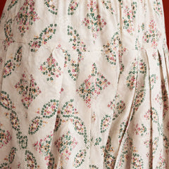 Stylum Women's White Bandhej Printed & Embroidered Rayon Straight Short Kurti Farshi Salwar Dupatta Set (KSDWHITENYCIL)