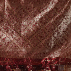 Stylum Women's Ethnic Motifs Woven Design Zari Silk Blend Banarasi Saree (Maroonpaan)