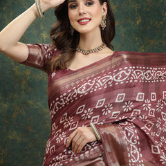 Cotton Blend Saree