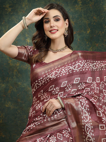 Cotton Blend Saree