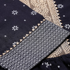 Stylum Women's Floral Printed Rayon Flared Kurta (NAVYSIGMA)