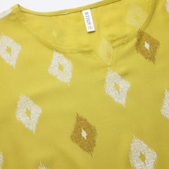 Stylum Women's Ikat Print Rayon Night Suit Set (NISTARROW)