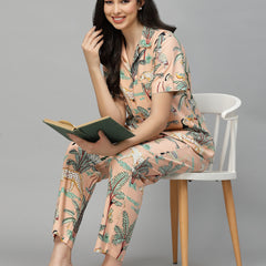 Animal Rayon Printed Night Suit