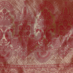 Stylum Women's Ethnic Motifs Woven Design Zari Silk Blend Banarasi Saree (Pinkmayur)