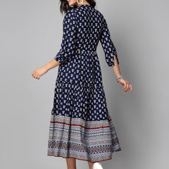 Rayon Tiered Dress Kurta