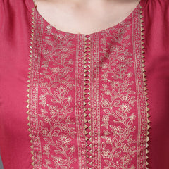 Stylum Women's Solid Rayon Naira Cut Kurta (ROSEGOOFI)