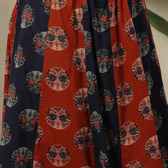 Stylum Women's Blue Printed Cotton Skirt (SKBLUESHERU)