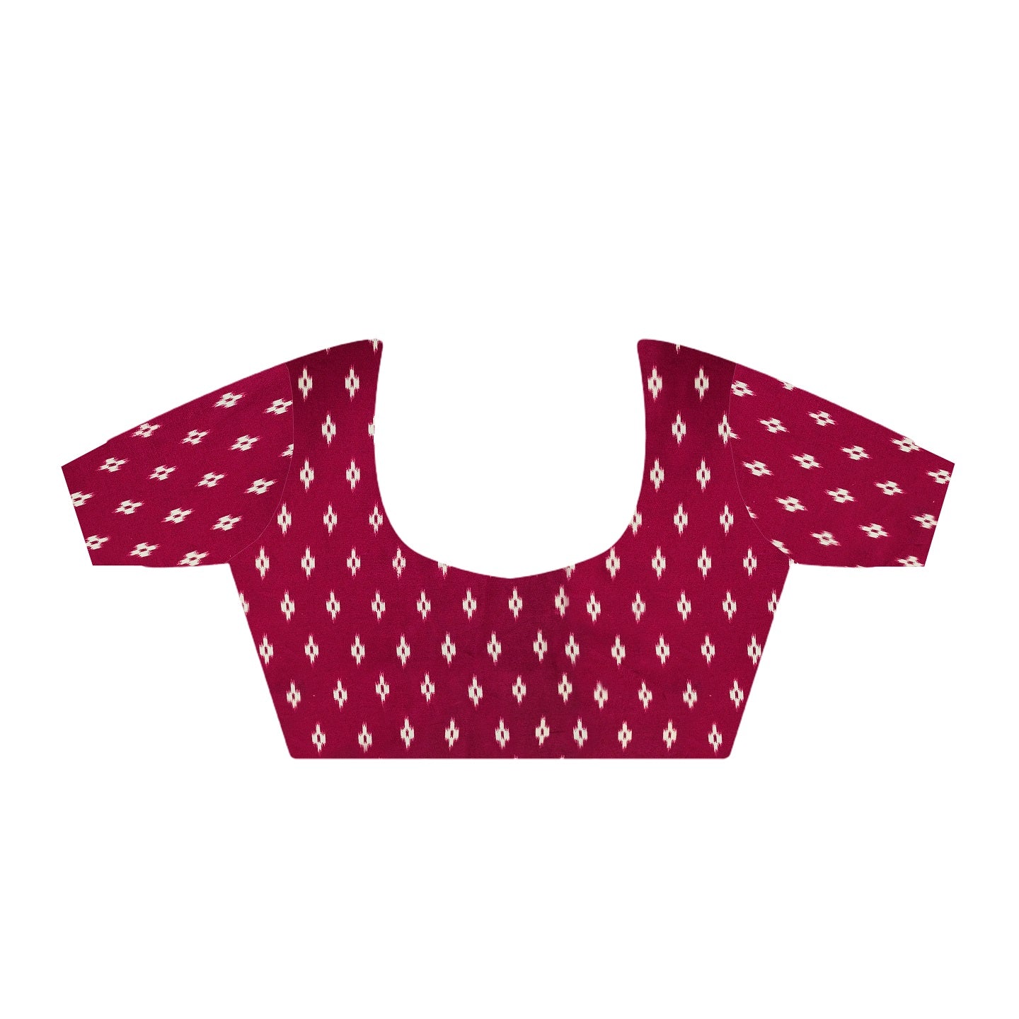 Stylum Women's Maroon Printed Satin Saree with Unstitched Blouser Piece (SRBAZUKAMAROON)