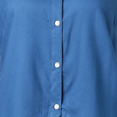 Stylum Women's Blue Solid Rayon Co-Ord Set (STBLUEGOLF)