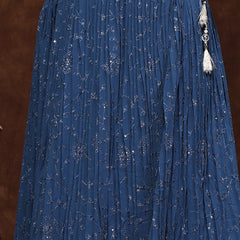 Stylum Women's Royal Embroidered Georgette Lehenga & Blouse with Dupatta (STDROYALMICHAEL)