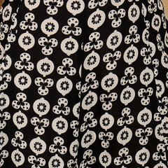 Stylum Women's Black Floral Printed Cotton Co-Ord Set (STWHITERETRO)