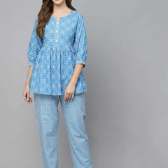 Printed Rayon Cord set