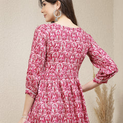 Stylum Women's Floral Printed Rayon Peplum Top (TOPMUMTAZ)