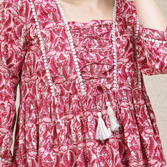 Stylum Women's Floral Printed Rayon Peplum Top (TOPMUMTAZ)