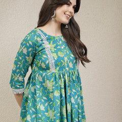 Stylum Women's Floral Printed Cotton Peplum Top (TOPTIPTOP)