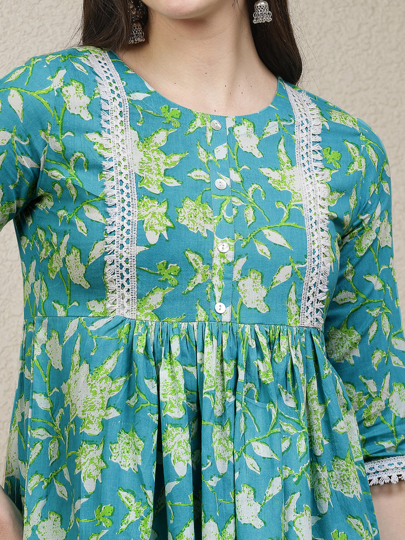 Stylum Women's Floral Printed Cotton Peplum Top (TOPTIPTOP)