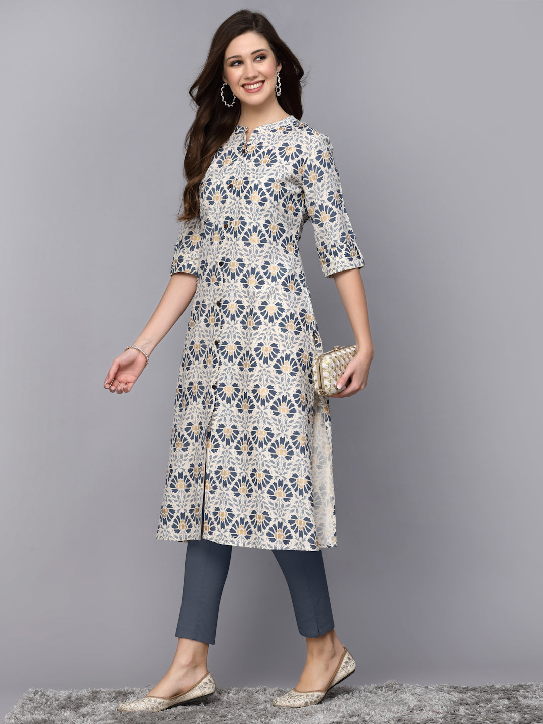 Cotton a outlet line kurtis