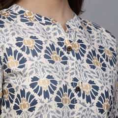 Stylum Women's Printed Rayon A-Line Kurta (VASTU)