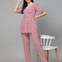 Printed Rayon Co-Ord set