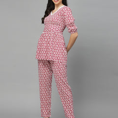 Printed Rayon Co-Ord set