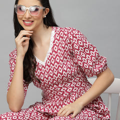 Printed Rayon Co-Ord set