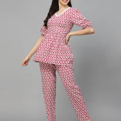 Printed Rayon Co-Ord set