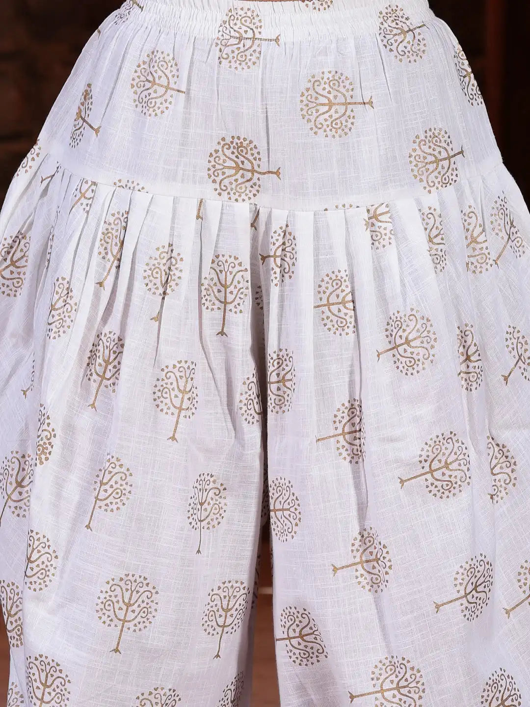 Stylum Women's Embellished Rayon Pleated kurta Dhoti Pant Set (Yellowdhotiset)