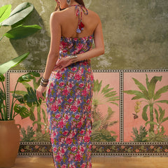 Stylum Women's Turquoise Floral Printed Cotton Co-Ord Set (CSTURQRAWAI)