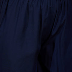 Stylum Women's Blue Solid Rayon A-Line Kurta Pant Dupatta Set (KPDBLUESIFAR)